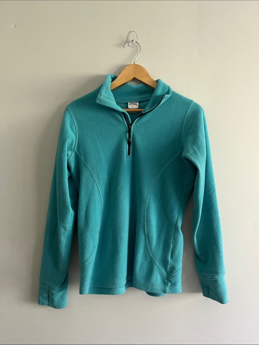 Everlast Quarter-Zip Pullover Sweater Teal